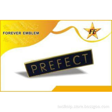 Engraved Bronze Custom Metal Badge / custom metal name badg